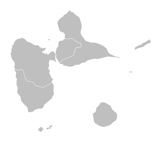 Carte des circonscriptions législatives réalisées par Jérôme Cukier - CC-BY-SA