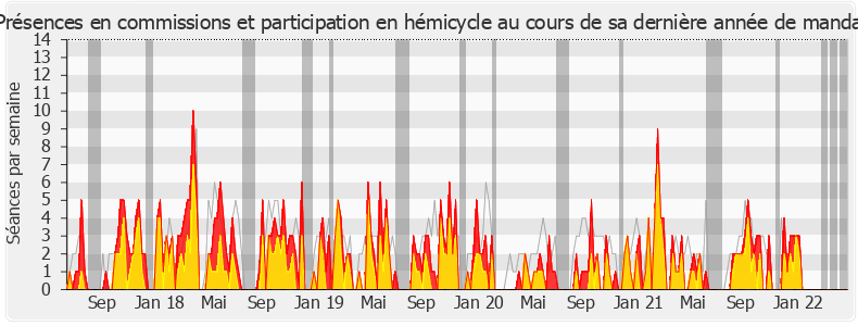 Participation globale-legislature de Guy Bricout