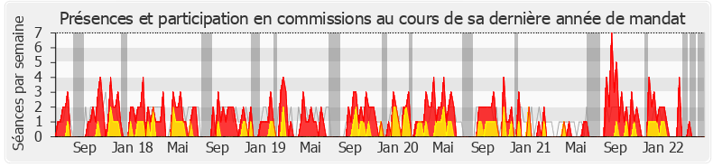 Participation commissions-legislature de Rodrigue Kokouendo
